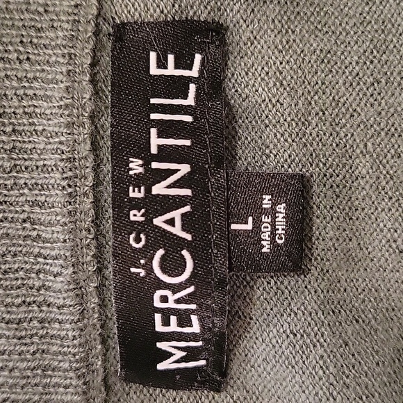 J Crew Mercantile large green v neck sweater - Picture 3 of 5